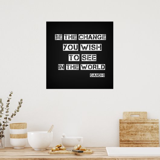 Die Veränderung Poster (Küche)