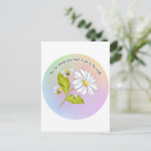 Die Veränderung Postkarte (Stehend Vorderseite)