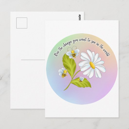 Die Veränderung Postkarte (Vorne/Hinten)