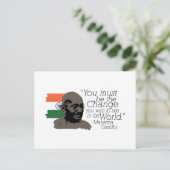 Die Veränderung Postkarte (Stehend Vorderseite)