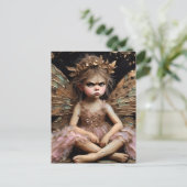 Die verärgerte kleine, bezaubernde Fee Postkarte (Stehend Vorderseite)