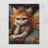 Die verärgerte kleine, bezaubernde Katzenzucht Postkarte (Vorderseite)