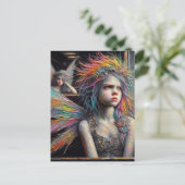 Die verärgerten kleinen, bezaubernden Fairies Postkarte (Stehend Vorderseite)