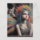 Die verärgerten kleinen, bezaubernden Fairies Postkarte (Vorderseite)