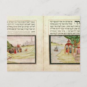 Die Verbannung von Hagar und Ischmael Postkarte