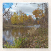 Die Verbindung der Saison Glasuntersetzer (Vorderseite)