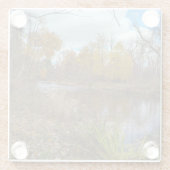 Die Verbindung der Saison Glasuntersetzer (Rückseite)