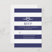 Die Verbindung von Knoten | Antwortkarte RSVP Karte (Vorne/Hinten)