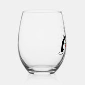 Die Verbindung von Wein und Schokolade Weinglas Ohne Stiel (Rechts)