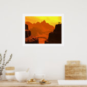 Die verbrannten Länder Poster (Küche)