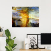 Die Verbrennung der Herren und Commons Poster (Heimbüro)