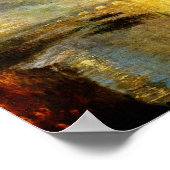 Die Verbrennung der Parlamentsgebäude, die Verbren Poster (Ecke)