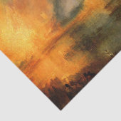 Die Verbrennung der Parlamentsgebäude durch Turner Seidenpapier (Ausschnitt)