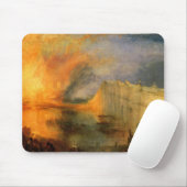 Die Verbrennung der Parlamentsgebäude Mousepad (Mit Mouse)