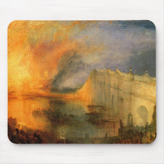 Die Verbrennung der Parlamentsgebäude Mousepad (Vorne)