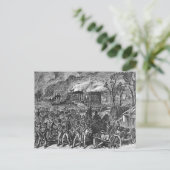 Die Verbrennung Washingtons, 1814 Postkarte (Stehend Vorderseite)