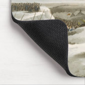 Die Verbündeten vor Dantzic im Winter, graviert Mousepad (Ecke)