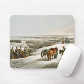 Die Verbündeten vor Dantzic im Winter, graviert Mousepad (Mit Mouse)