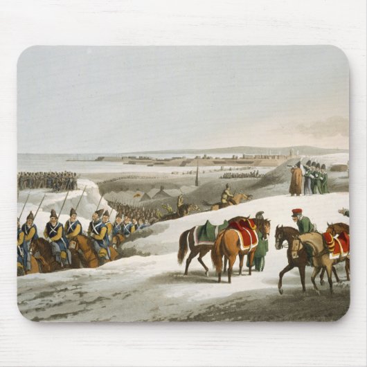 Die Verbündeten vor Dantzic im Winter, graviert Mousepad (Vorne)