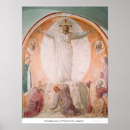 Die Verdeutlichung Christi durch Fra Angelico Poster (Vorne)