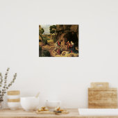 Die Verehrung der Hirten, Giorgione Poster (Küche)