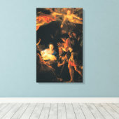 Die Verehrung der Hirten Leinwanddruck (Insitu (Holzboden))