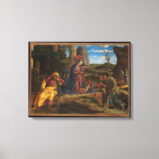 Die Verehrung der Hirten Leinwanddruck (Vorderseite)
