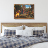 Die Verehrung der Hirten Leinwanddruck (Insitu (Schlafzimmer))