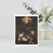 Die Verehrung der Hirten (Öl auf Leinwand) Postkarte (Stehend Vorderseite)