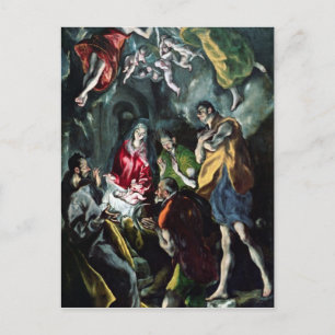 Die Verehrung der Hirten Postkarte