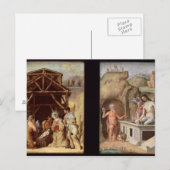 Die Verehrung der Hirten Postkarte (Vorne/Hinten)