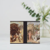Die Verehrung der Hirten Postkarte (Stehend Vorderseite)
