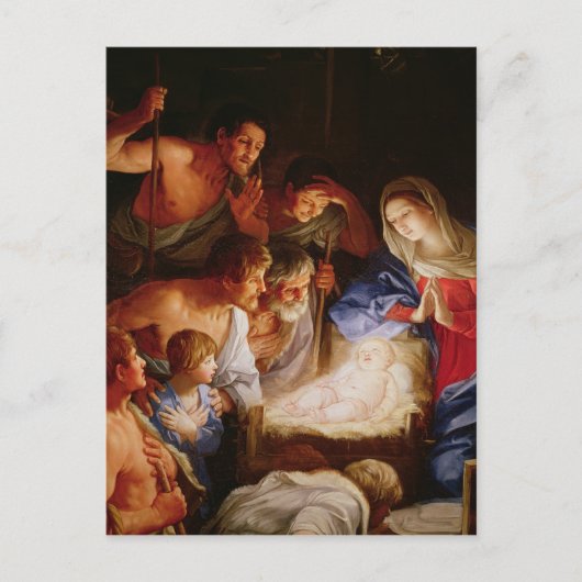 Die Verehrung der Hirten Postkarte (Vorderseite)