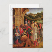 Die Verehrung der Könige Postkarte (Vorne/Hinten)
