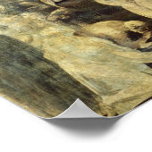 Die Verehrung der Magi, 1481-2 Poster (Ecke)