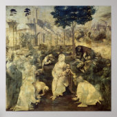 Die Verehrung der Magi, 1481-2 Poster (Vorne)