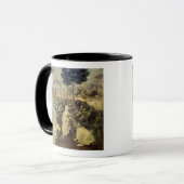 Die Verehrung der Magi, 1481-2 Tasse (Vorderseite Links)