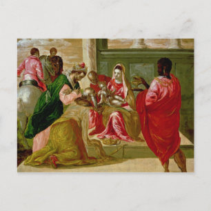Die Verehrung der Magi, 1567-70 Postkarte