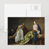 Die Verehrung der Magi, 1638 Postkarte (Vorne/Hinten)