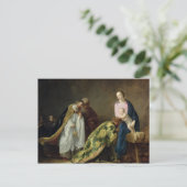 Die Verehrung der Magi, 1638 Postkarte (Stehend Vorderseite)