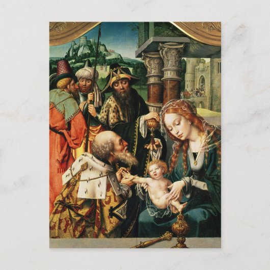 Die Verehrung der Magi 2 Postkarte (Vorderseite)