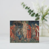 Die Verehrung der Magi durch Edward Burne-Jones Postkarte (Stehend Vorderseite)