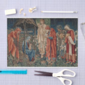 Die Verehrung der Magi durch Edward Burne-Jones Seidenpapier (Handwerk)