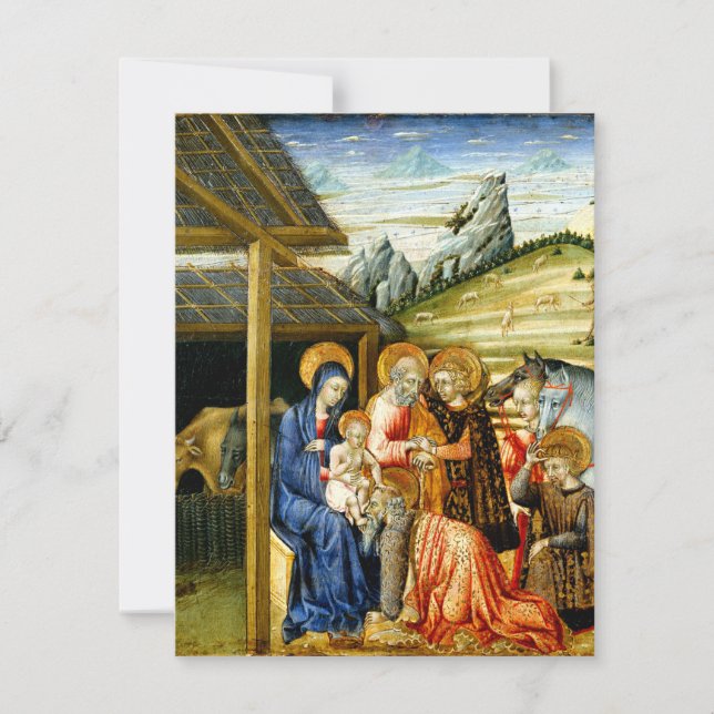 Die Verehrung der Magi durch Giovanni di Paolo (Vorderseite)