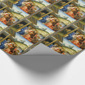 Die Verehrung der Magi durch Giovanni di Paolo Geschenkpapier (Ecke)