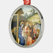 Die Verehrung der Magi durch Giovanni di Paolo Ornament Aus Metall (Links)