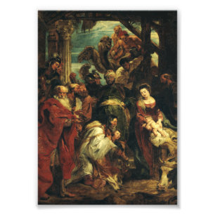 Die Verehrung der Magi durch Peter Paul Rubens Fotodruck