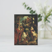 Die Verehrung der Magi durch Peter Paul Rubens Postkarte (Stehend Vorderseite)