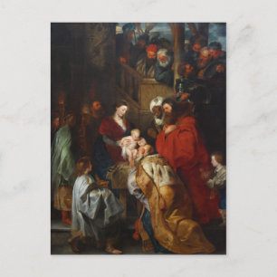 Die Verehrung der Magi durch Peter Paul Rubens Postkarte