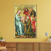 Die Verehrung der Magi Leinwanddruck (Insitu (Wohnzimmer))